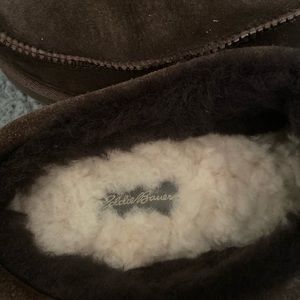 Comfy slip shoes with wool interior. Great loungewear or quick errand run.